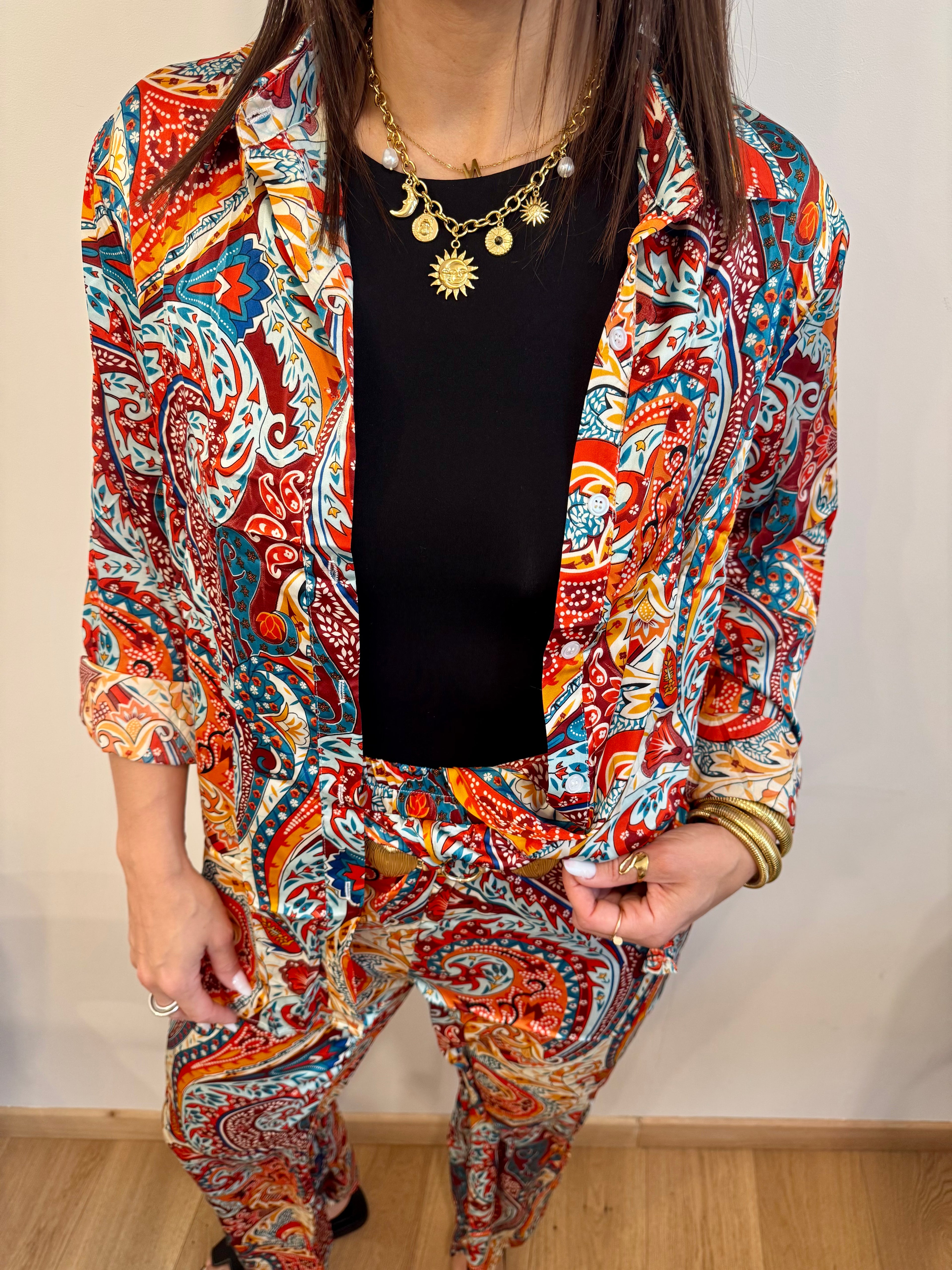 PANTALON SUNPRINT SATINÉ