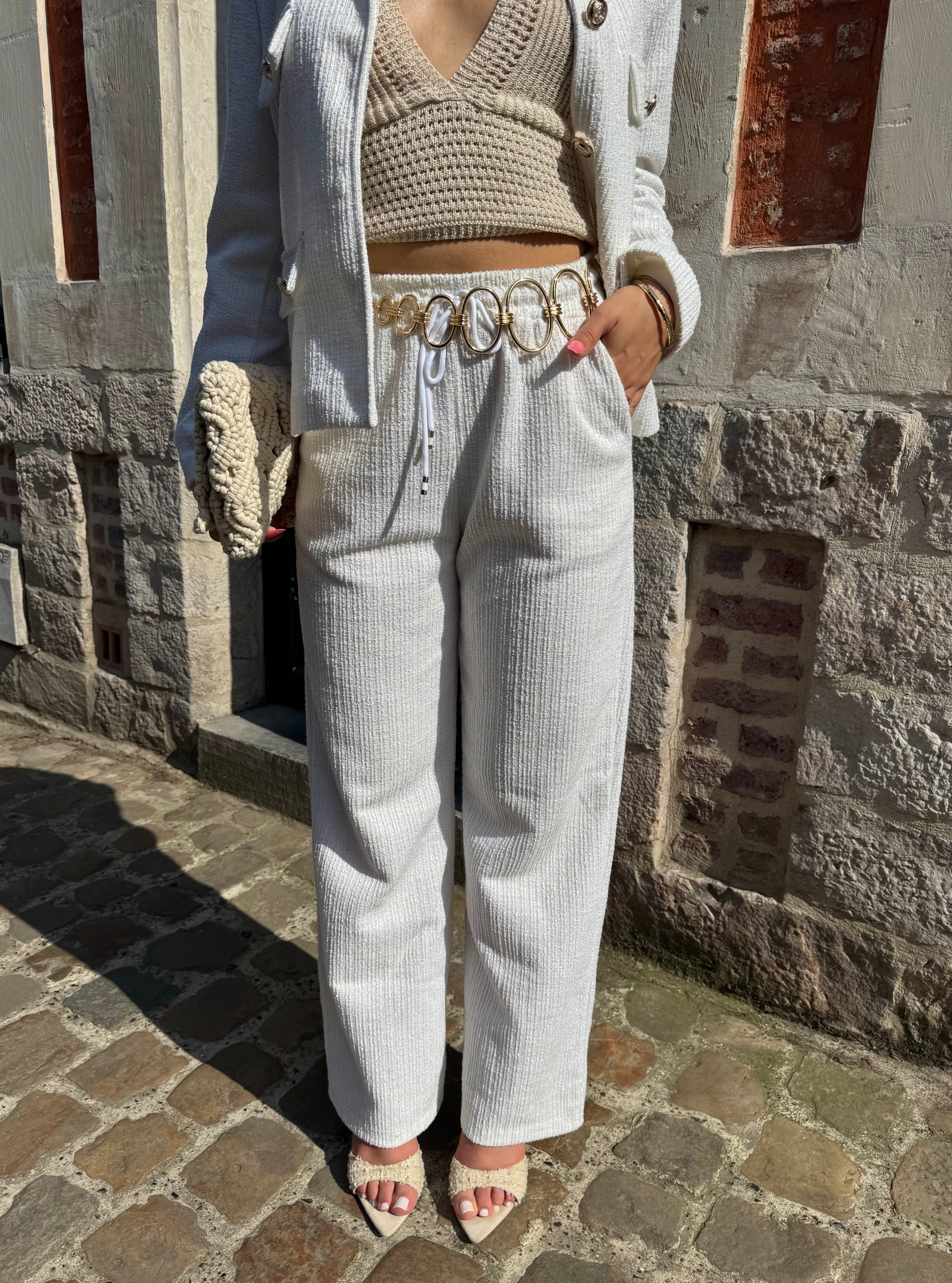 PANTALON ÉCLAT BLANC