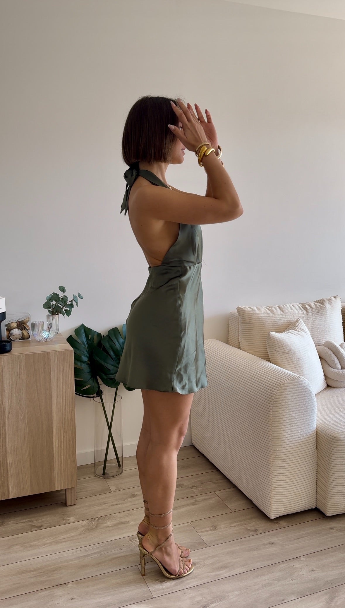 ROBE SATINÉE LOANNE