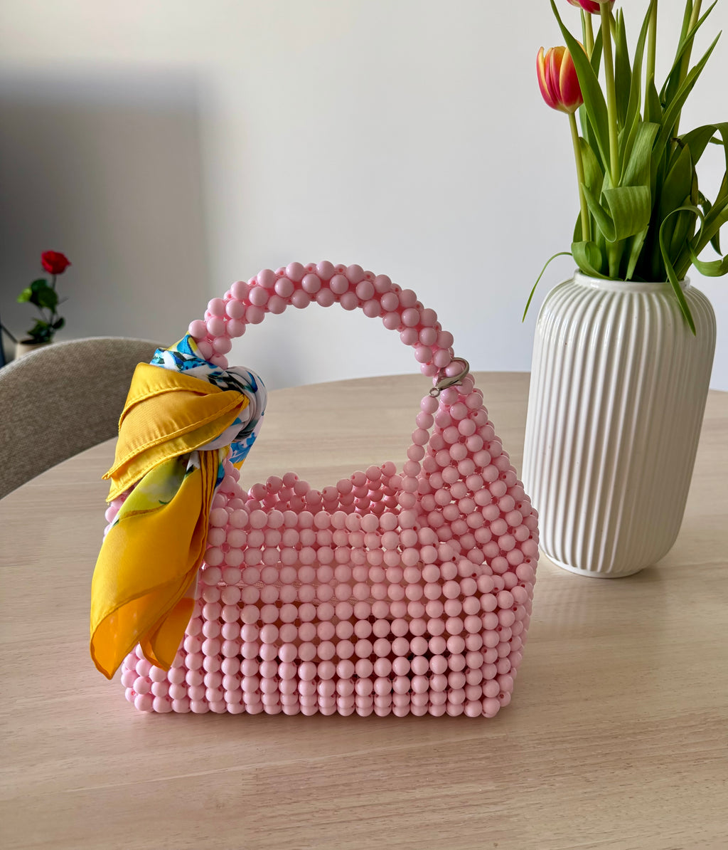 FOULARD SATIN CITRONNÉ